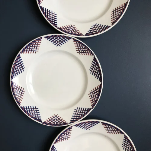 Assiettes plates Moulin des Loups - Modèle Mars