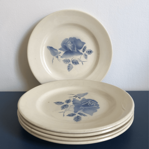 Assiettes à dessert Digoin Sarreguemines