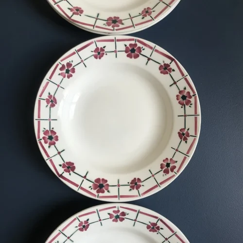 Assiettes anciennes Céranord - Modèle Monique