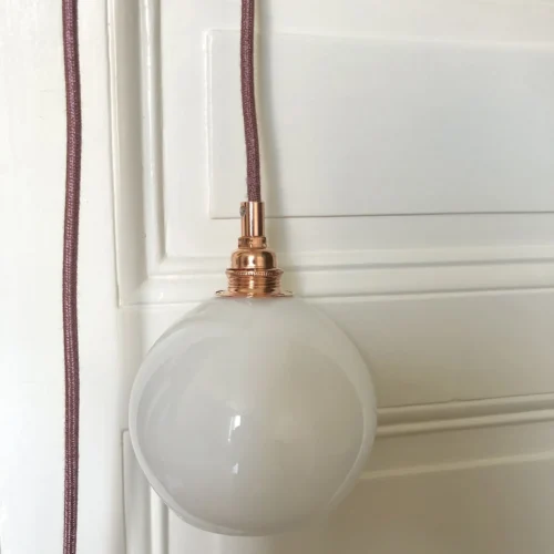 Baladeuse électrifiée avec globe ancien #1