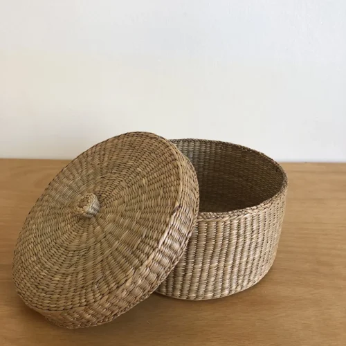 Boîte en fibres naturelles