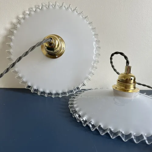 Duo de suspensions opaline