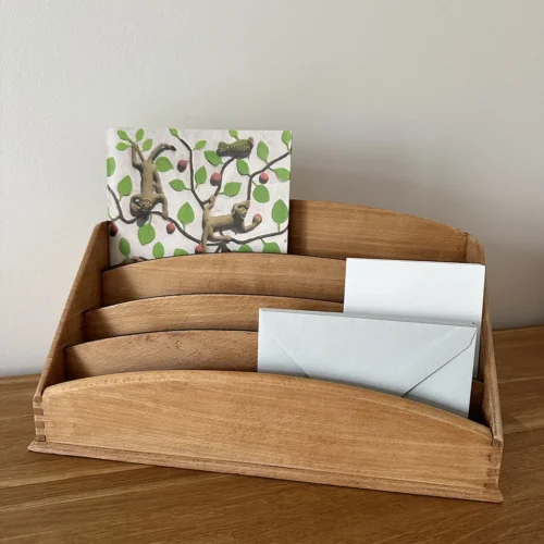 Ordonnancier vintage en bois