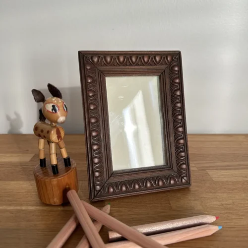 Mini-cadre bois gravé
