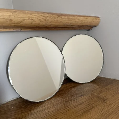 Duo de miroirs biseautés vintage