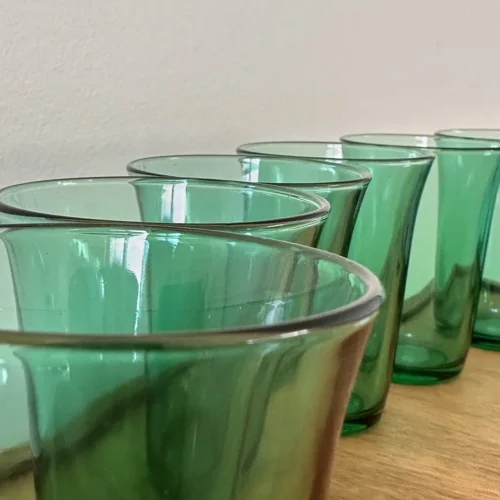 Set de sept verres Lesieur