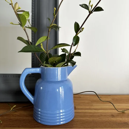 Pichet vintage bleu